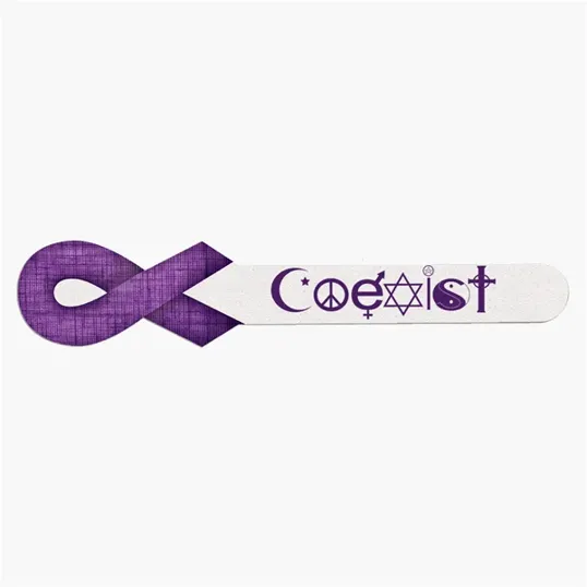 Ribbon-Shaped Emery Board for Breast Cancer Awareness — view 7